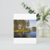 Carte Postale Cottage, Finlande (Debout devant)