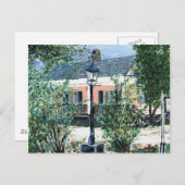 Carte Postale Cottage rose sur la rivière (Devant / Derrière)