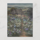 Carte Postale Cottage sur une colline (Devant)