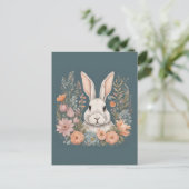 Carte Postale Cottagecore Cute Rabbit (Debout devant)