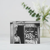 Carte Postale Cotton Chopping Hoes, années 1930 (Debout devant)