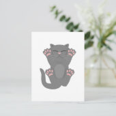 Carte Postale Couchage de chat (Debout devant)
