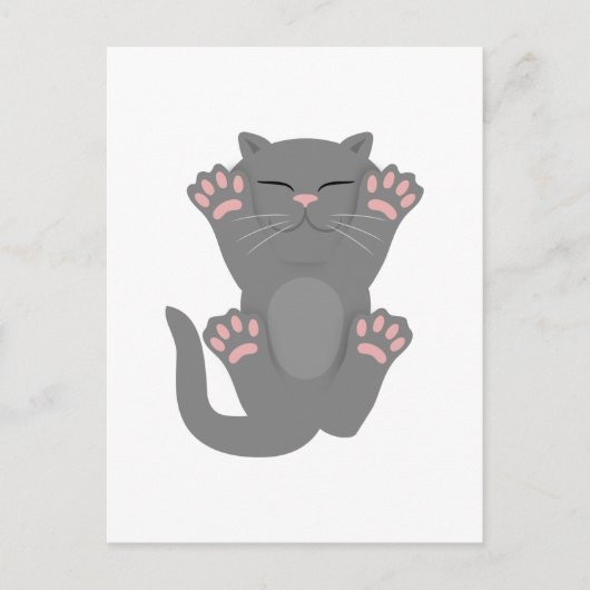 Carte Postale Couchage de chat (Devant)