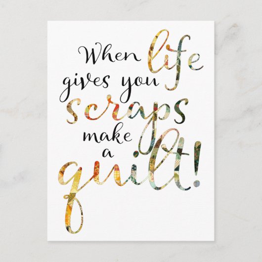 Carte Postale Couchage Quand La Vie Vous Donne Des Grattons Fair (Devant)