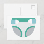 Carte Postale couche (Devant / Derrière)