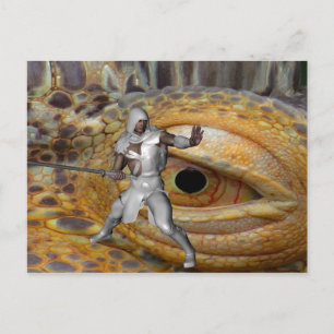 Carte Postale Couche de dragon