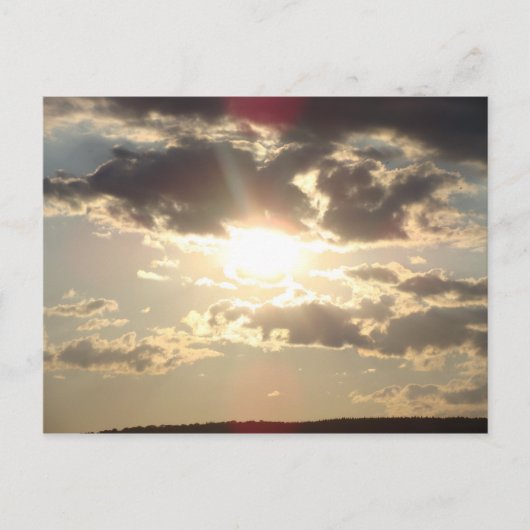 Carte Postale Couché de Soleil (Devant)