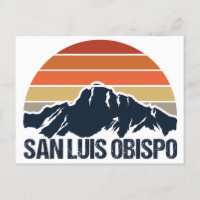 Couché de soleil de la montagne San Luis Obispo
