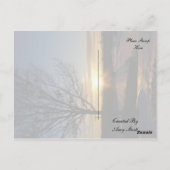 Carte Postale Couché de soleil du Vermont (Dos)