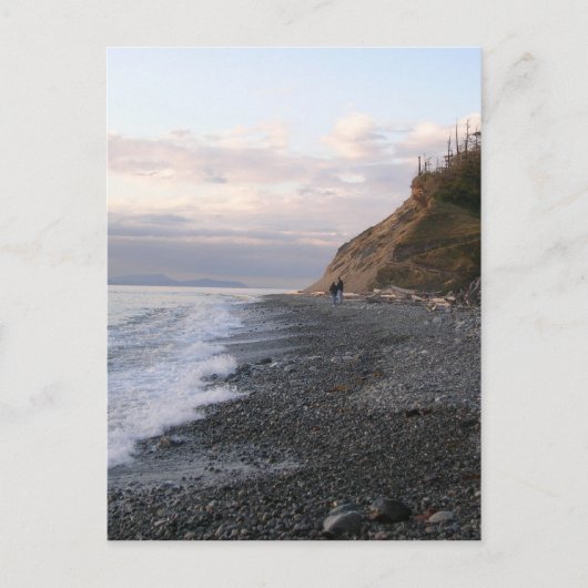 Carte Postale Couché de soleil sur Whidbey Island (Devant)