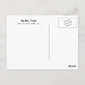 Carte postale couché KW (Dos)