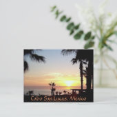 carte postale coucher de soleil (Debout devant)