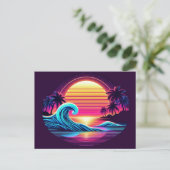 Carte Postale Coucher de soleil (Debout devant)