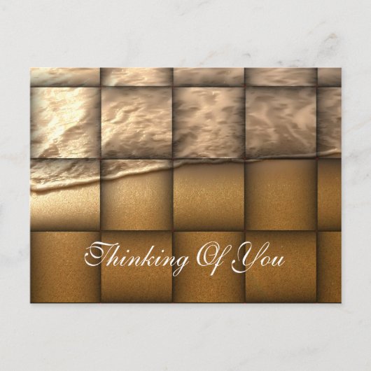 Carte Postale Coucher de soleil_ (Devant)