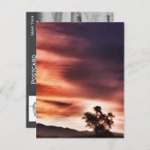 Carte Postale coucher de soleil" (Devant / Derrière)