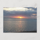 Carte Postale coucher de soleil (Devant)