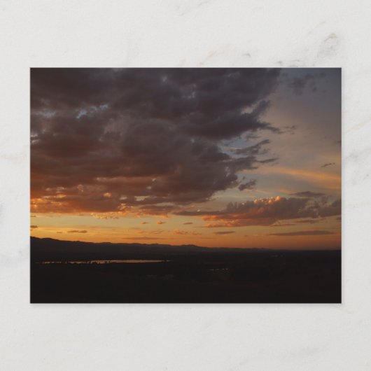 Carte Postale coucher de soleil (Devant)