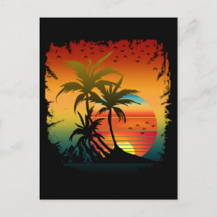 CARTE POSTALE COUCHER DE SOLEIL
