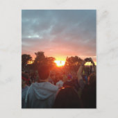 Carte Postale coucher de soleil (Devant)