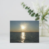 Carte postale coucher de soleil (Debout devant)