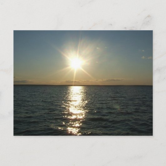 Carte postale coucher de soleil (Devant)
