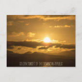 Carte Postale Coucher de soleil (Devant)