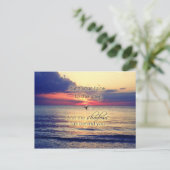 Carte Postale Coucher de soleil (Debout devant)