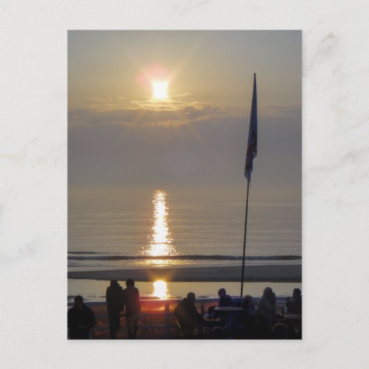Carte Postale Coucher de soleil (Devant)