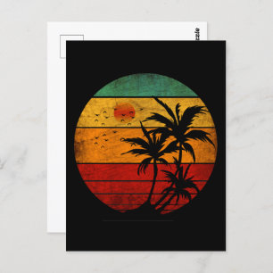 Carte Postale coucher de soleil  