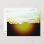 Carte Postale Coucher de soleil (Devant / Derrière)