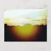 Carte Postale Coucher de soleil (Devant)