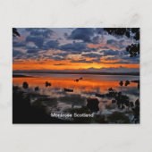 Carte Postale coucher de soleil (Devant)