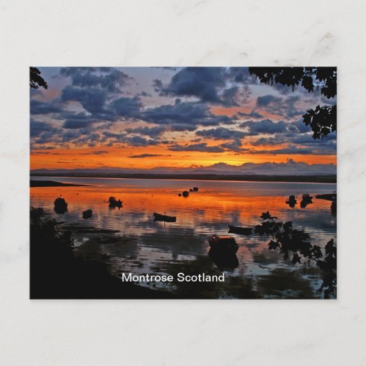 Carte Postale coucher de soleil (Devant)