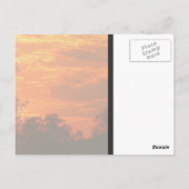 Carte Postale Coucher de soleil (Dos)