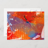 Carte Postale coucher de soleil (Devant / Derrière)