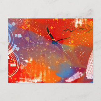 Carte Postale coucher de soleil