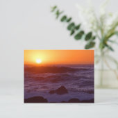 carte postale coucher de soleil (Debout devant)