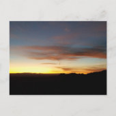 Carte Postale coucher de soleil (Devant)