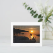Carte Postale Coucher de soleil (Debout devant)