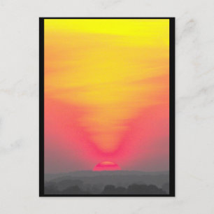 Carte Postale Coucher de soleil ~ 43
