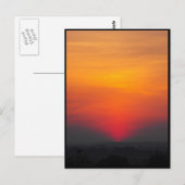 Carte Postale Coucher de soleil ~ 44 (Devant / Derrière)