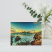 Carte Postale Coucher de soleil à Baker Beach (Debout devant)