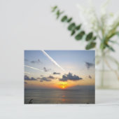 Carte Postale Coucher de soleil à Bali (Debout devant)