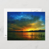 Carte Postale Coucher de soleil à Da Nang (Devant / Derrière)