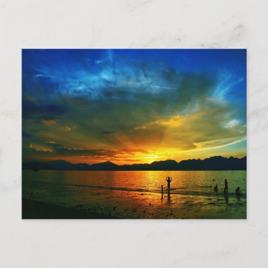 Carte Postale Coucher de soleil à Da Nang (Devant)