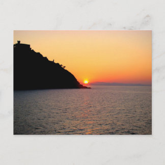 Carte Postale Coucher de soleil à Donostia - San Sebastian