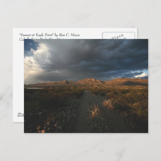 Carte Postale "Coucher de soleil à Eagle Point" (Devant / Derrière)