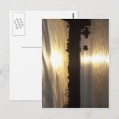 Carte Postale Coucher de soleil à EPCOT (Devant / Derrière)