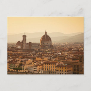 Carte Postale Coucher de soleil à Florence