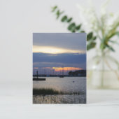 Carte Postale Coucher De Soleil À Folly Harbour (Debout devant)
